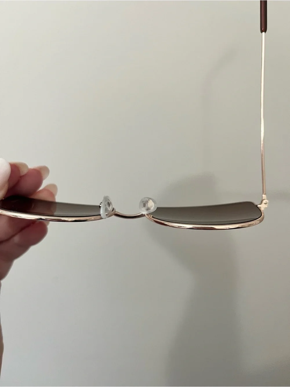 Classic Cat-Eye Metal Frame Sunglasses - Gold with Brown Lenses